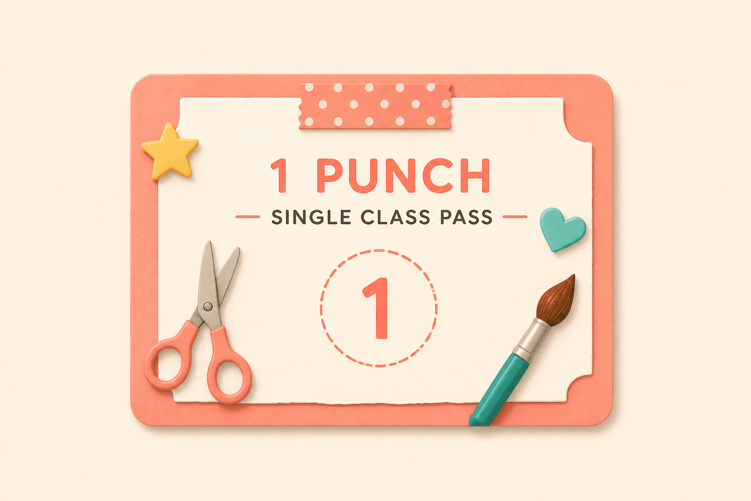 Single Day Class punch pass